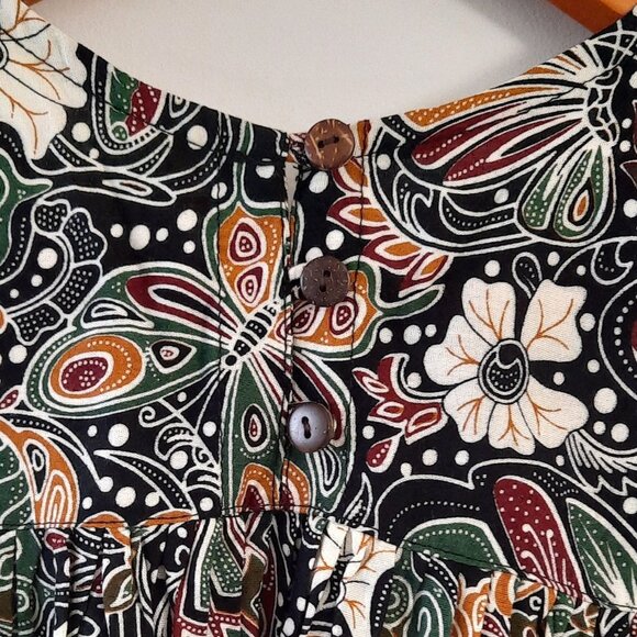 Sea Jewels Butterfly Long Top, Size S/M - Picture 3 of 4